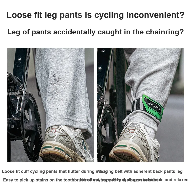 ROCKBROS Riding Equipment Cycling Leg Strap Unisex Polyester PVC Approximately 37mm Wide.-10
