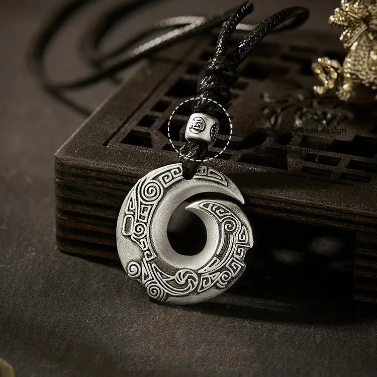 AITAO 999 Fine Silver Sterling Silver Necklaces Men's-3