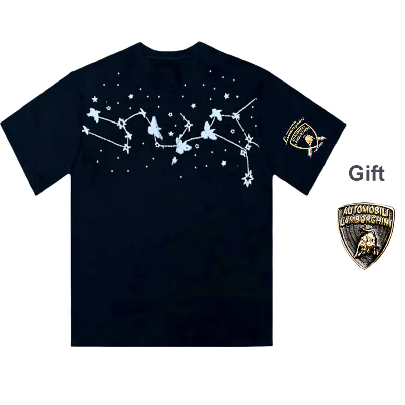 Automobili Lamborghini Heavyweight Short Sleeved T Shirts Unisex-2