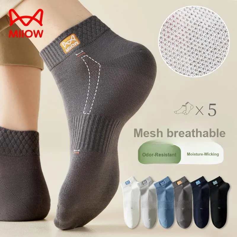 MIIOW Cool One Summer Series Ankle Socks Men's 5 Pack-9