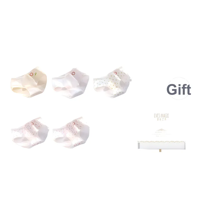 XIA.WA.ZHI.XIU Underpants Women's Shopping Bag 5 Pack-20