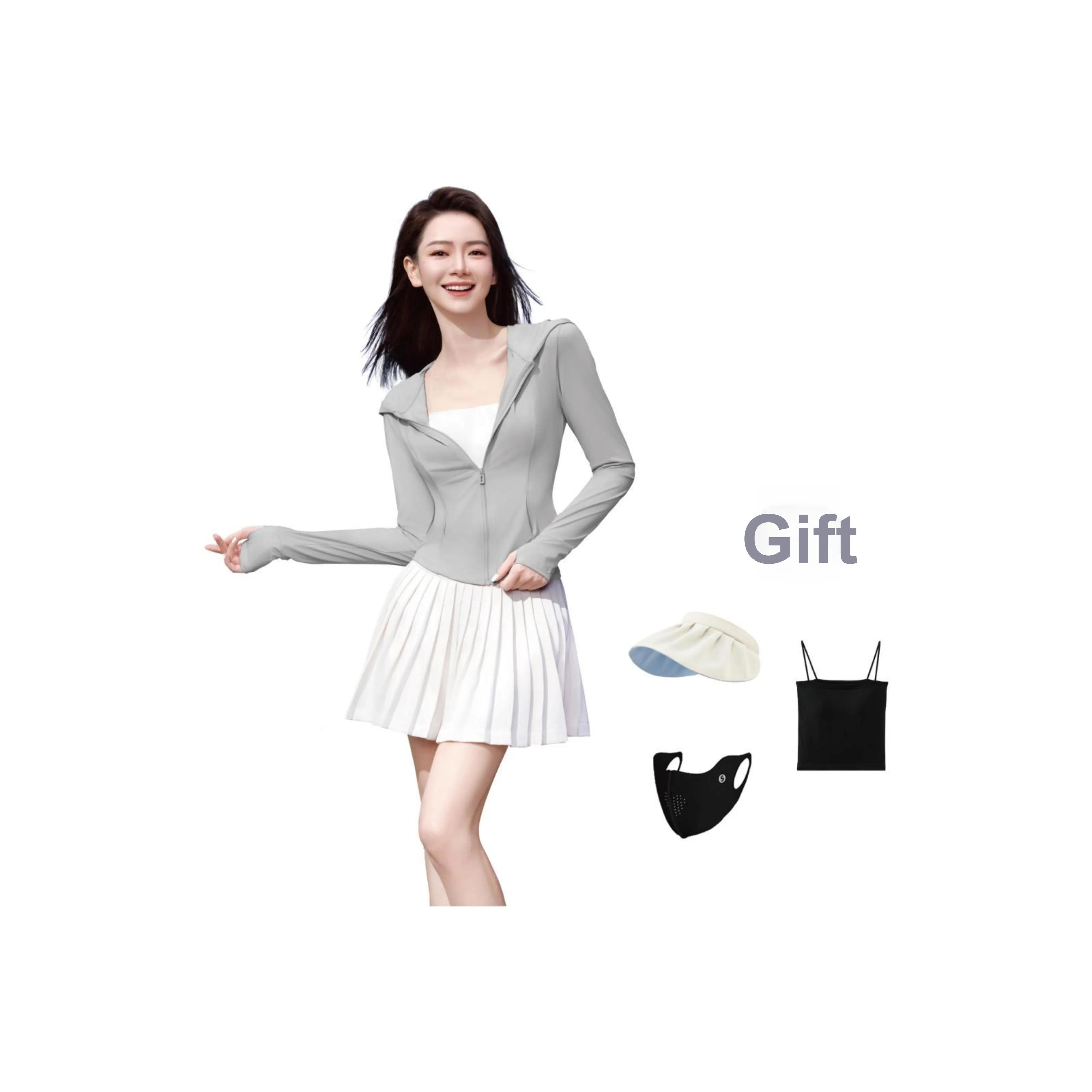 SIINSIIN Одежда с защитой от солнца Женская