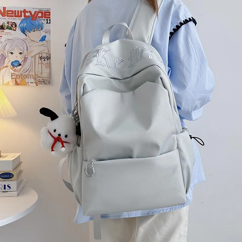 Yalu Nylon Backpack Unisex Multicolor-25