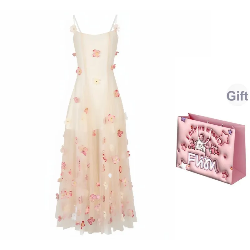 FLIM Slip Dress Women's Light Pink-8