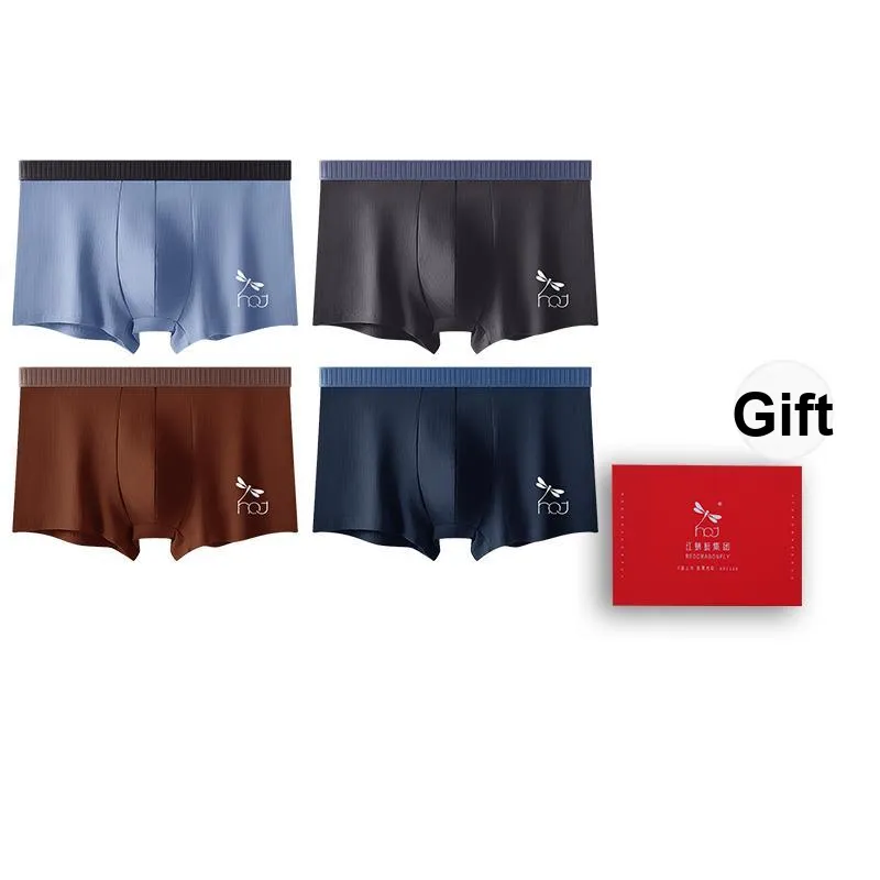 RED DRAGONFLY Cotton Panties Men's Combination Gift Box Set