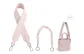 [Clothing Sets]Pink Wide Strap+Pink Rabbit Decorative Chain