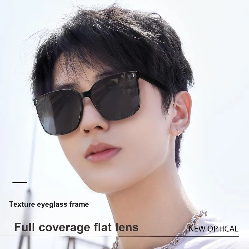 LASHION TR/Memory Plastic Square Sunglasses Unisex-2