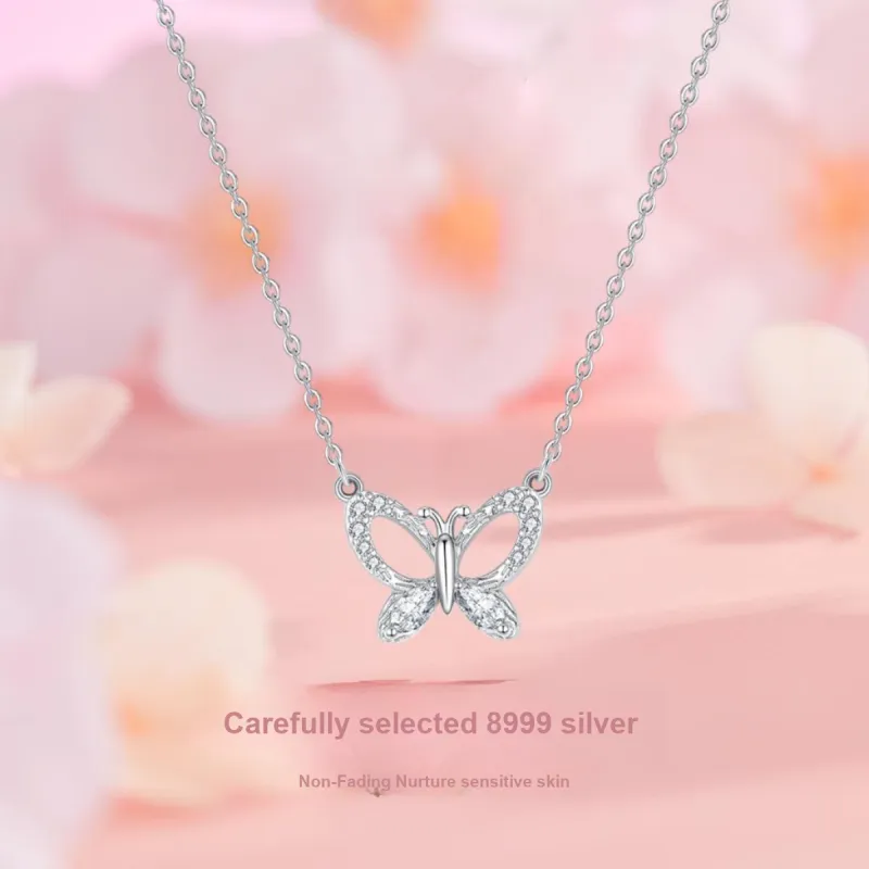 MISS TOOYA 999 Fine Silver Necklaces Women's-2