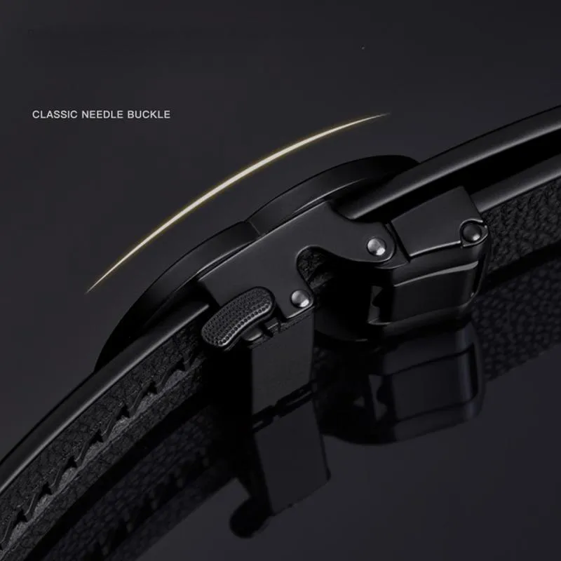 Cheekkiss Cow Leather Belts Men's 3.5cm-5
