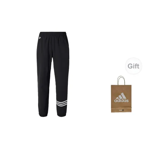 Adidas Originals ADICOLOR NEUCLASSICS Casual Pants Men Black Gift Bag