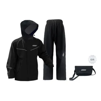 ZHONGQINGYU Two Piece Full Body Rainstorm Proof Two Piece Raincoat