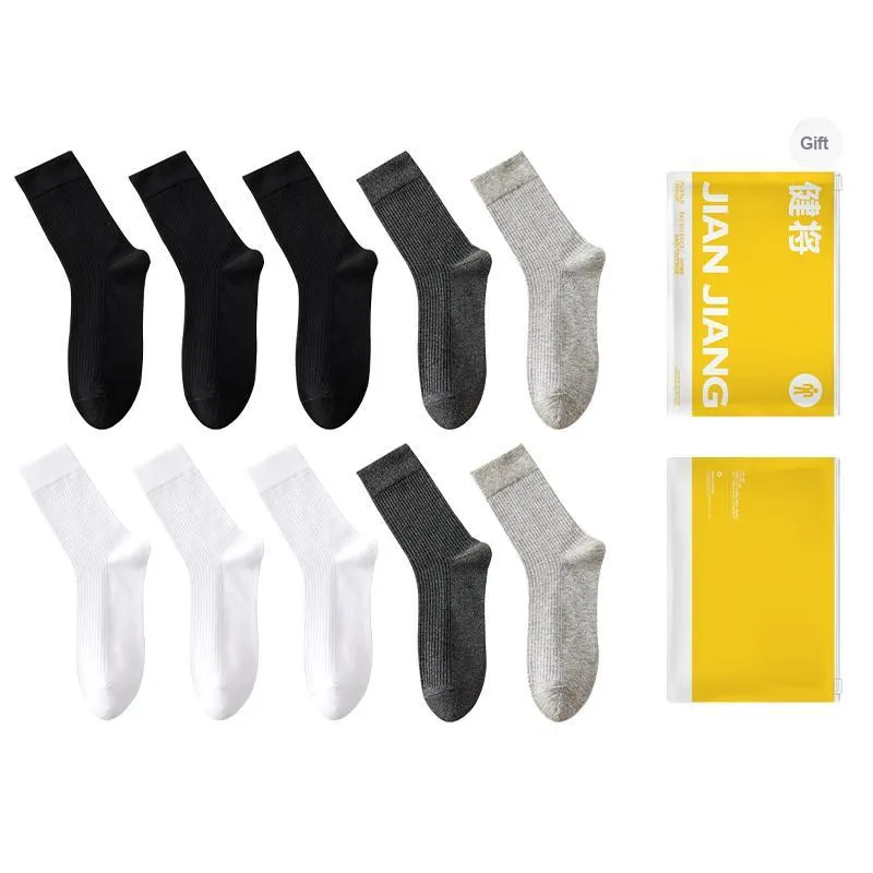 Master Mid Calf Socks Men's Shopping Bag Combo Set-25