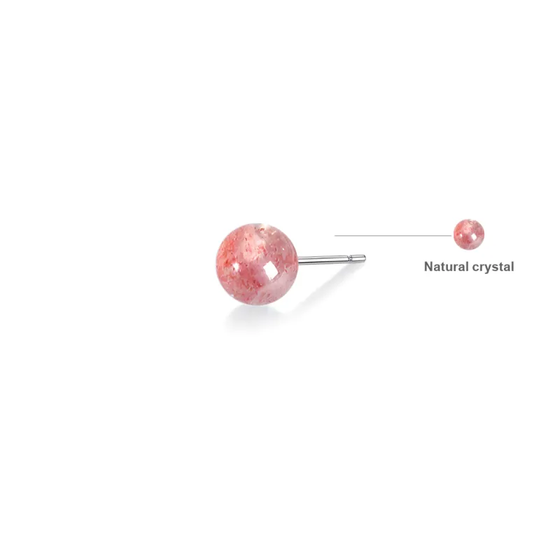 SHEEHHYY Crystal Stud Earrings Unisex-6