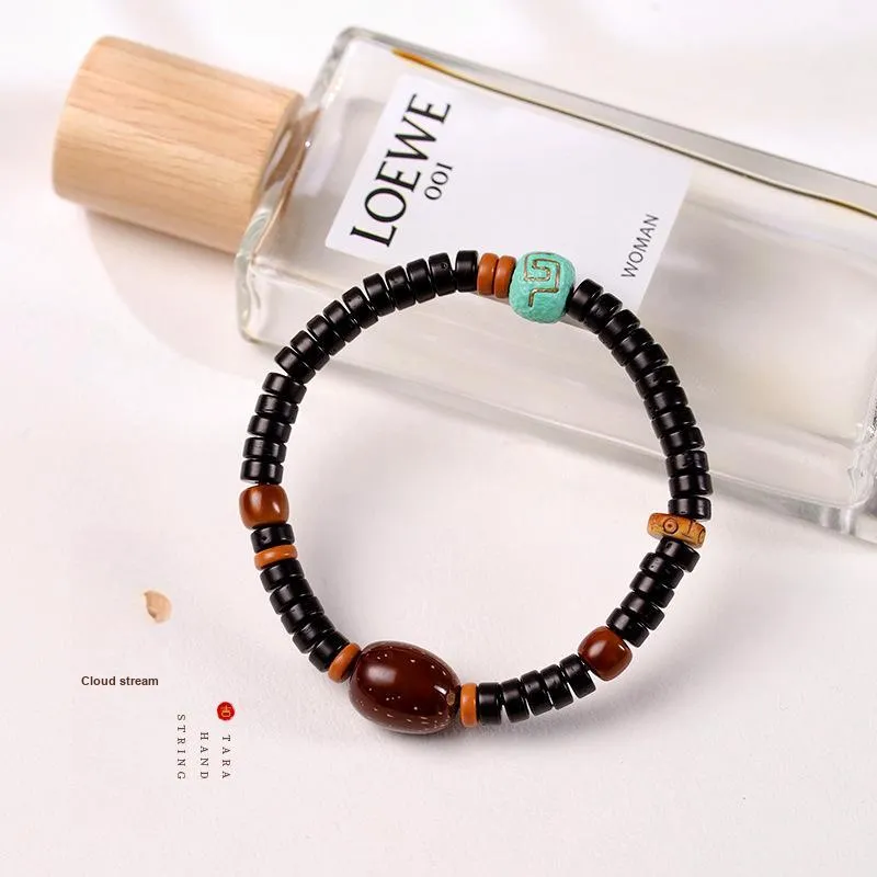 Ryukyu Coconut Shell Beads Bracelets Unisex-3