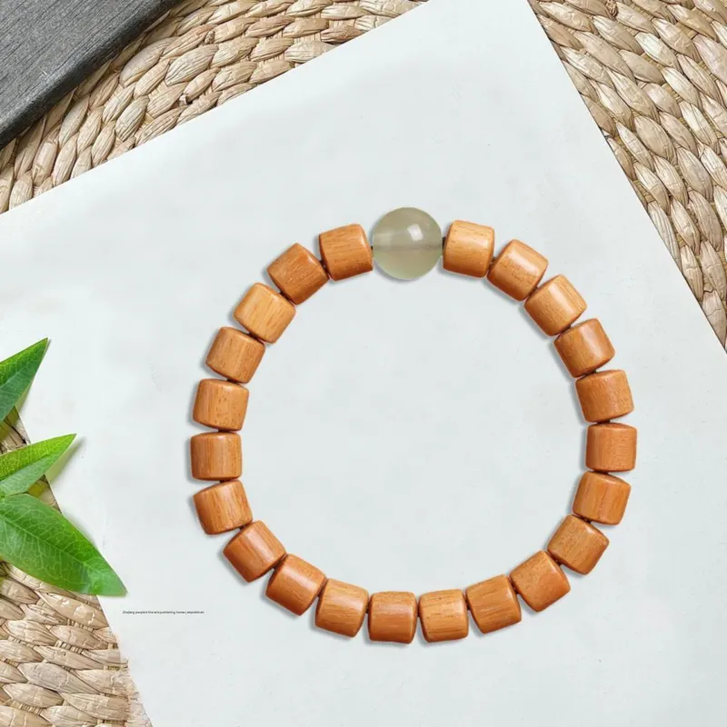 Jinghua Record Barbie Sandalwood Bracelets Unisex-3