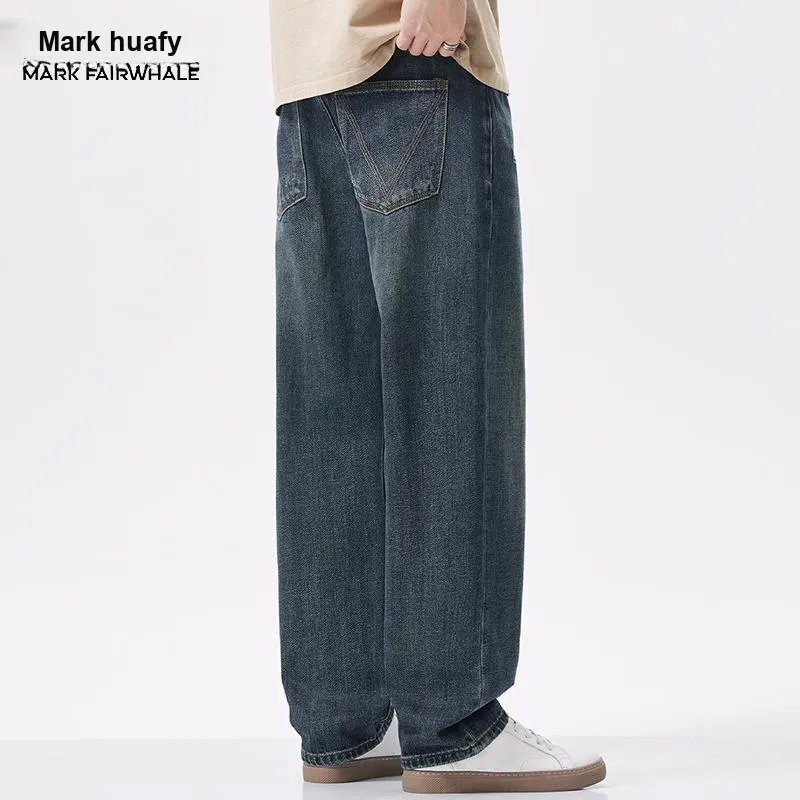 FAIRWHALE Jeans Unisex Blue-7