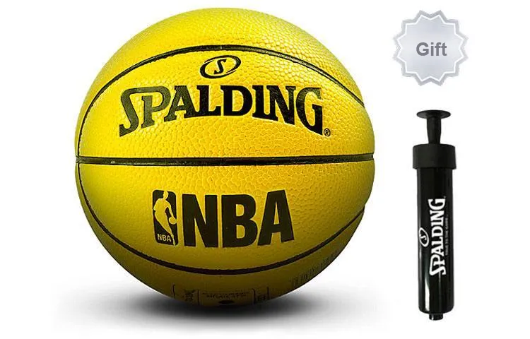 SPALDING Small Ball Collection PU Basketball Yellow Size 1 Training Kids'-0