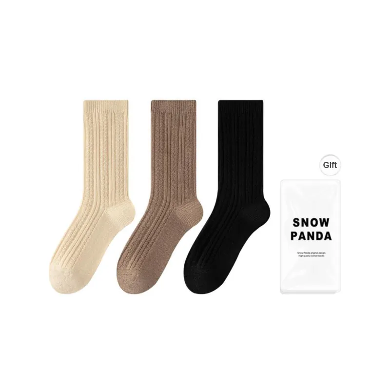 XXLLG Mid-Calf Socks Women's 3 Pack-6