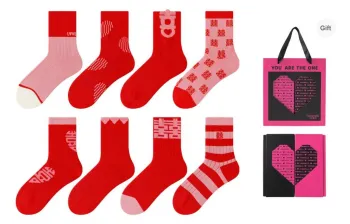 Caramella Mid Calf Socks Unisex 8 Pack