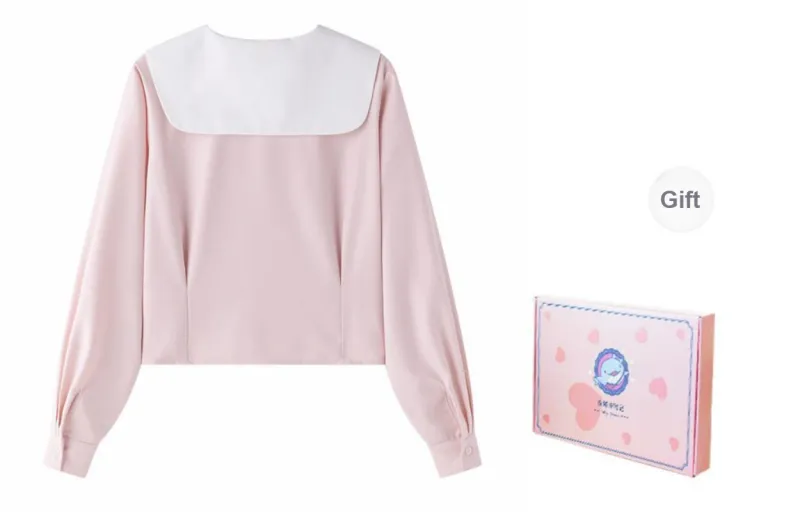 Tokyo Season Shirt Spring And Summer Women's Gift Box Set Pink-11