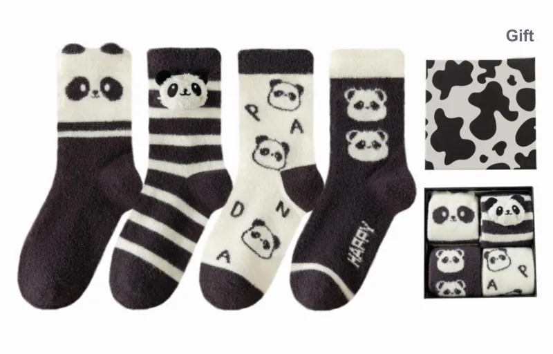 Caramella Mid-Calf Socks Women's Box 4-Pack-8
