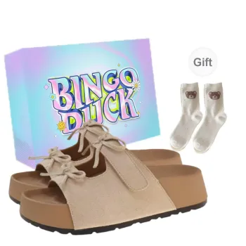 BINGO DUCK Slip Resistant Slide Slippers Women's