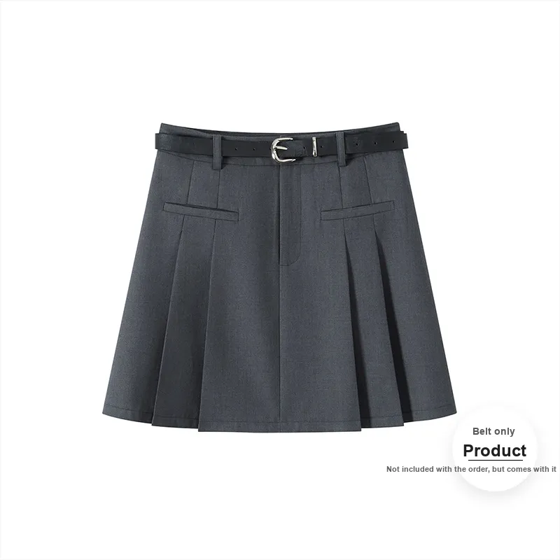 TOUCH Casual Short Skirts Women's Dark Gray-2