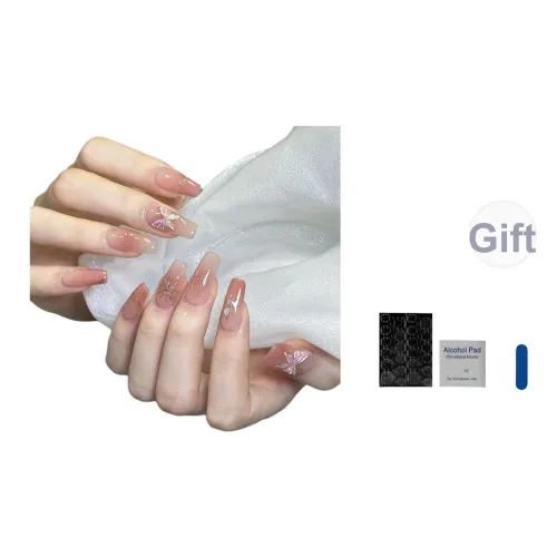 OUYUJI Съемный False Nail Средний LADDER Кожа Smudge Стиль Instagram