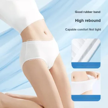 Badigao Disposable Underwear Women's Combo Set