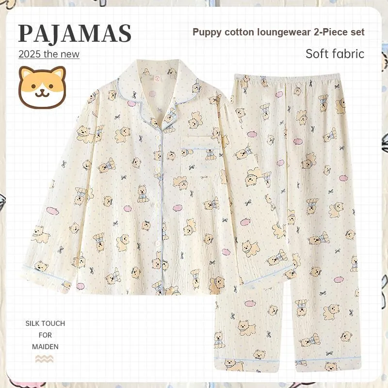 O'MESIK Pajama Set Women's Apricot-1