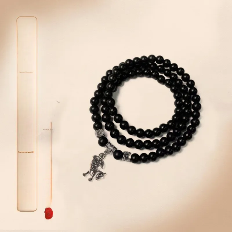 The Years Are Quiet Ebony Bracelets Unisex-24