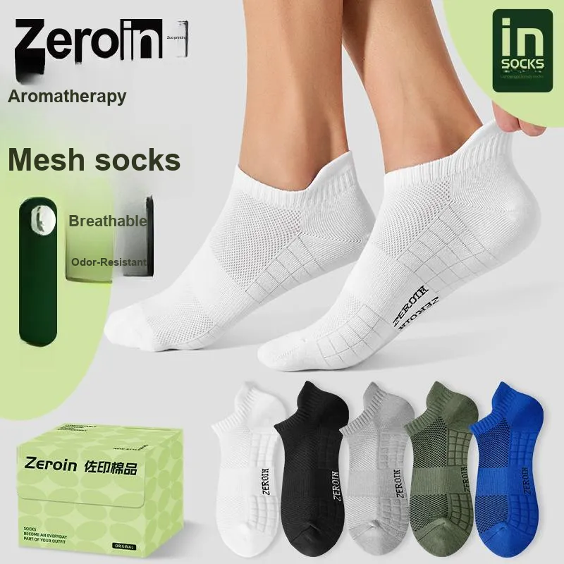 ZEROIN Ankle Socks Unisex Box 6 Pack-110