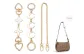 [White with Four-Leaf Clover+Moon Extender Chain]+Decorative Chain 40cm