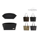 [City33 Black Felt Liner]Open Top Liner[Upright Support Shape]