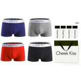 Gray+Black+Red+Blue[100% cotton Box 4 Pack]