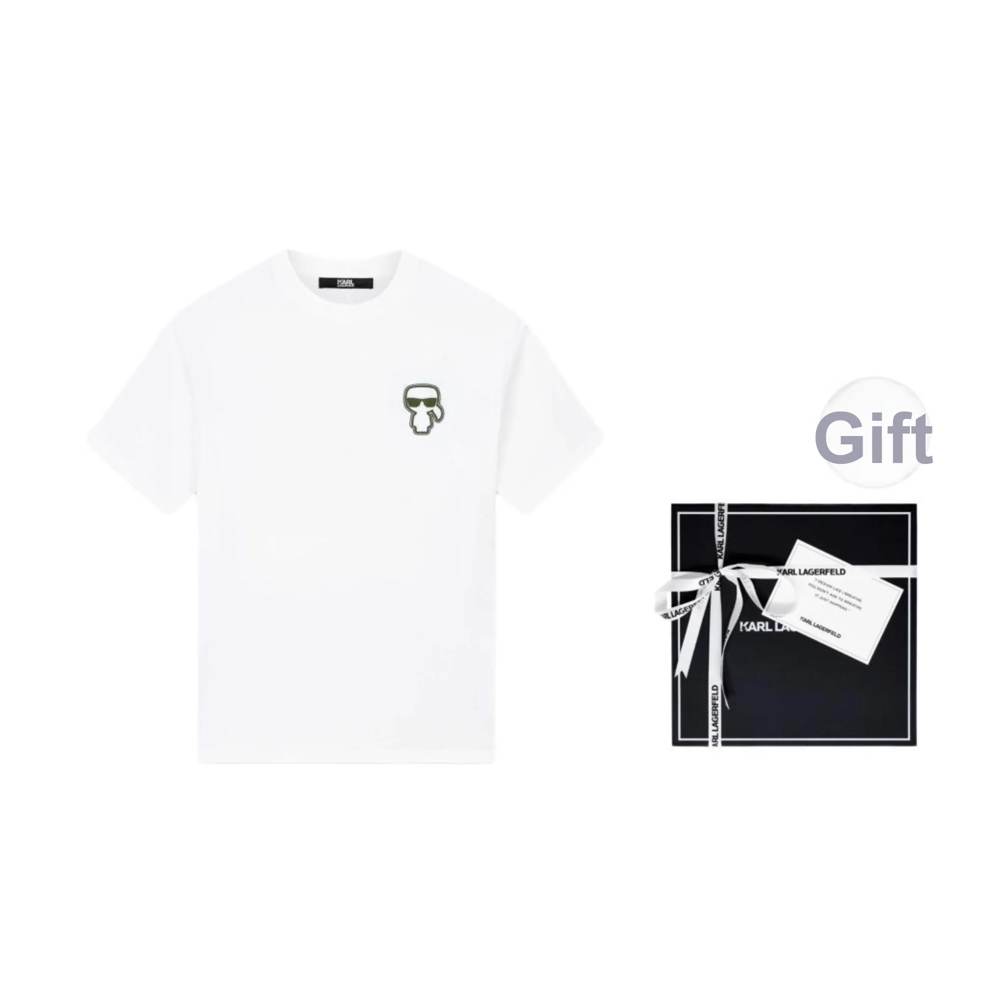 Karl Lagerfeld SS25 T-Shirt Унисекс Белый