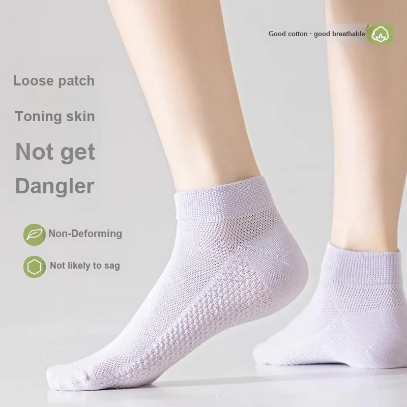 Lan Miao No Show Socks Women's 5 Pack-23