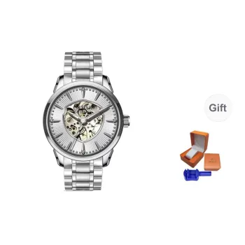 ORSGA Mechanical Movement Stainless Steel Strap Watch Men's Watches White Dial