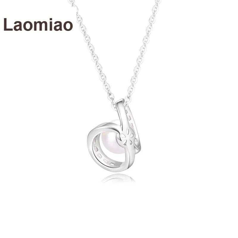 LAOMIAO S925 Silver Necklaces Women's-4