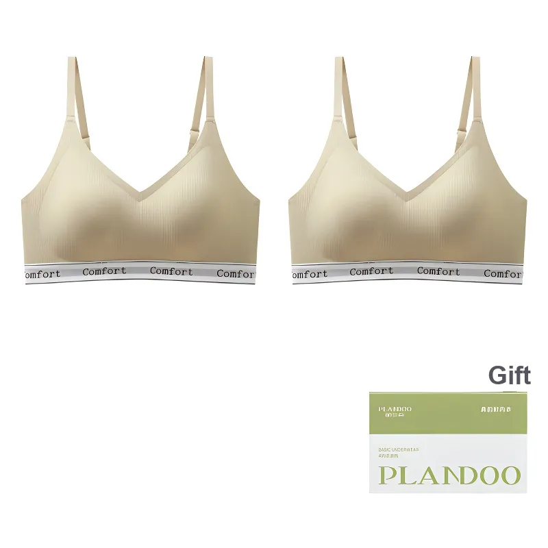 PLANDOO Bra Women's 2 Pcs Shopping Bag-20