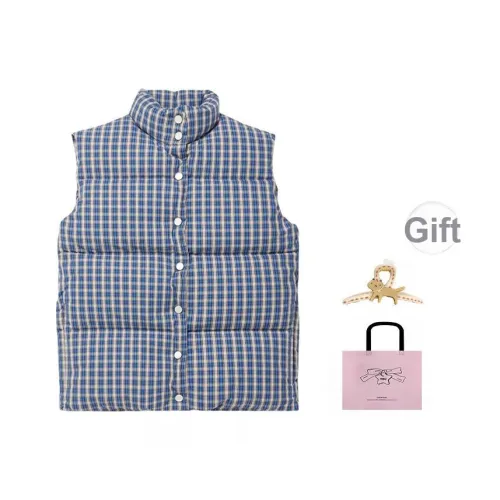 EVPGB Женские жилеты в синей клетке