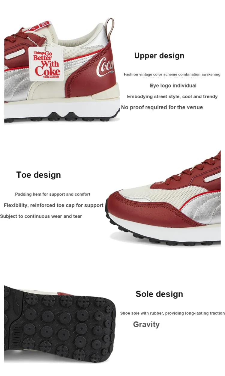 Puma Coca-Cola X Rider FV 'Intense Red Silver' - Cheap Rcj