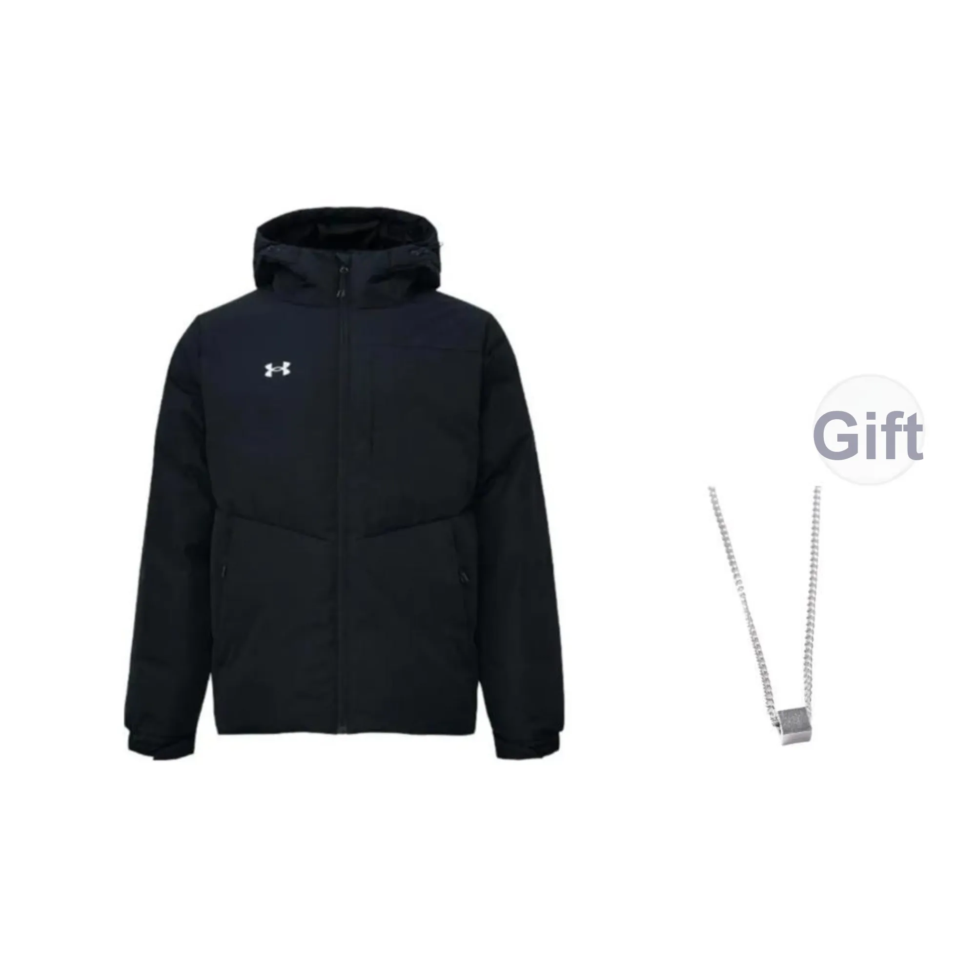 Under Armour Jackets Coats Men's Black Comes With Necklace