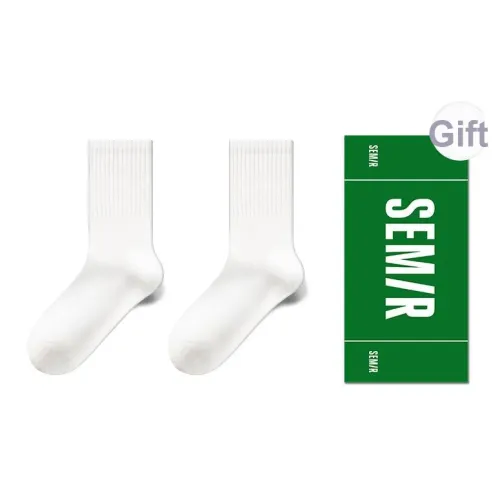 SEM R Все Season Совместимость Дышащий Носки с высоким верхом Унисекс Combo Set Базовый Однотонный
