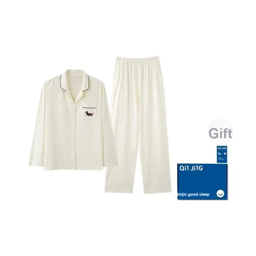 Qin Jing Пижамный комплект женский абрикосовый