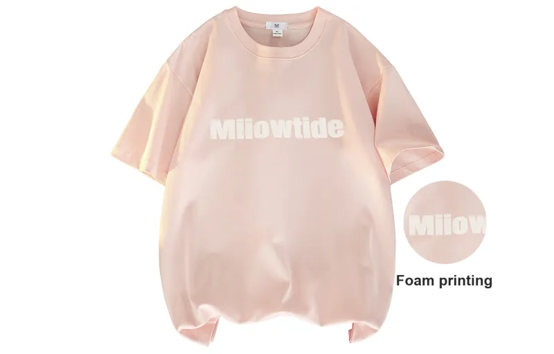 MIIOW Trendy Party Collection Cooling Summer Collection Summer Short Sleeved T Shirts Unisex-5