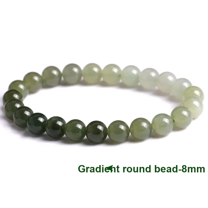 ORTAFFA Bracelets White Jade/Pale Greenish White Jade Unisex-11