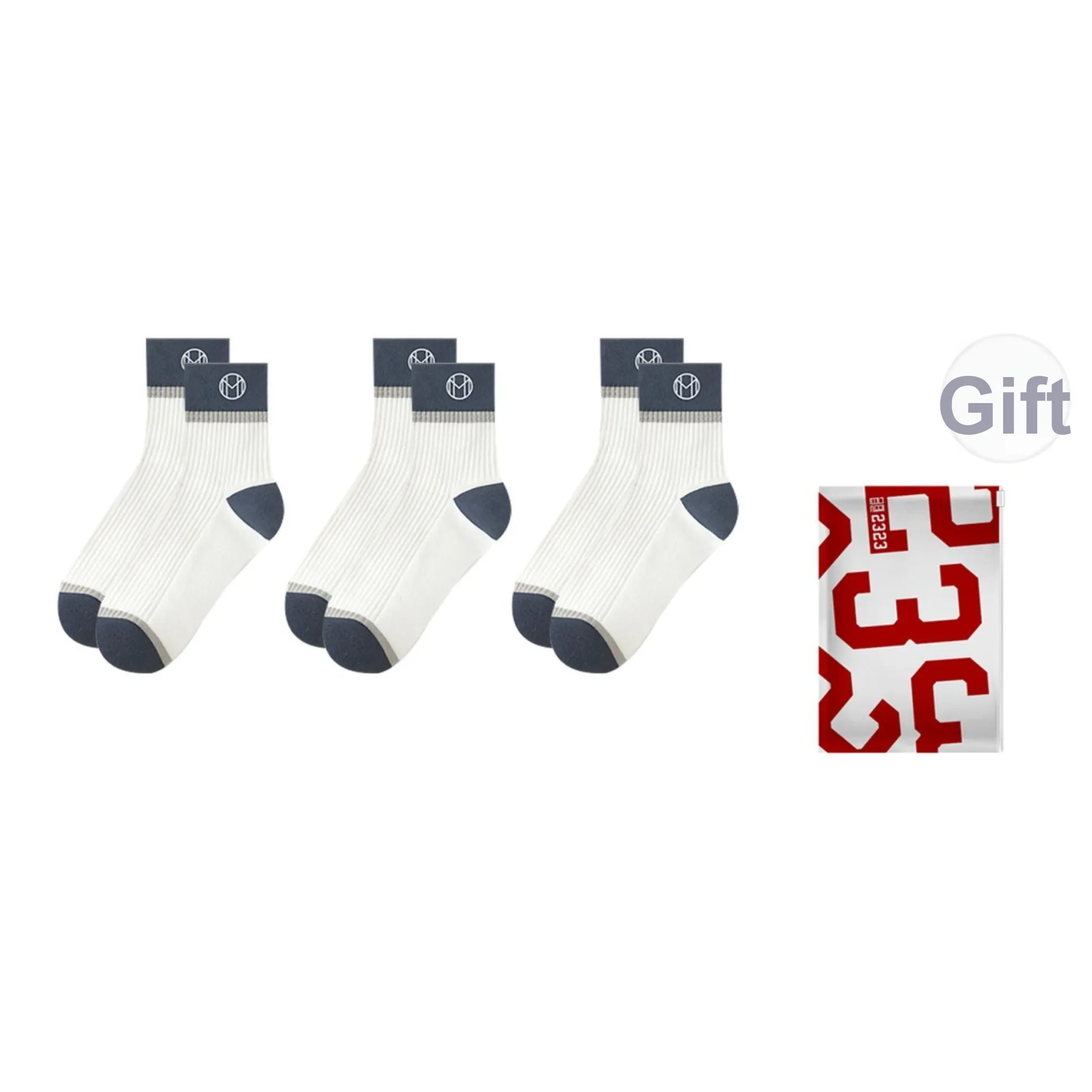 2323 Мужские носки MID до икры