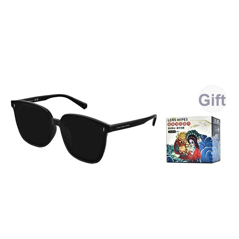 CALVIN KLEIN Square Sunglasses Unisex Black