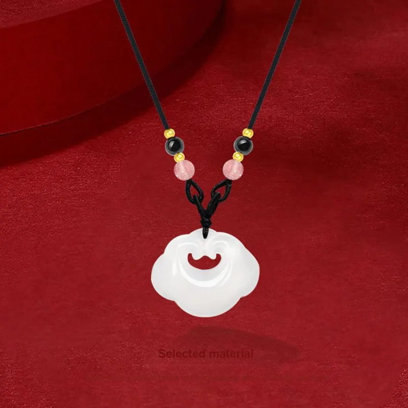 Master Kim Chalcedony Necklaces Unisex-2